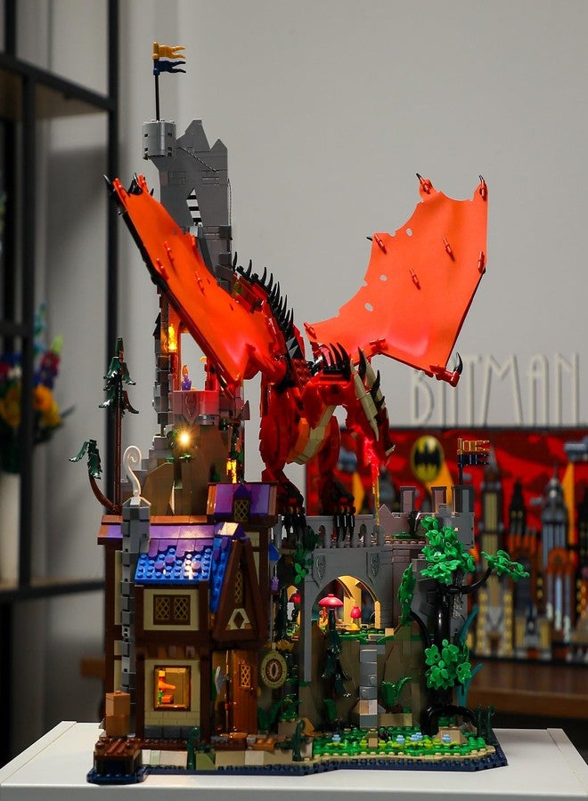 BRIKSMAX Led Lighting Kit for Lego-21348 Dungeons Dragons: Red Dragon's Tale - Compatible with Lego Disney Building Set- Not Include Lego Set - Image 2